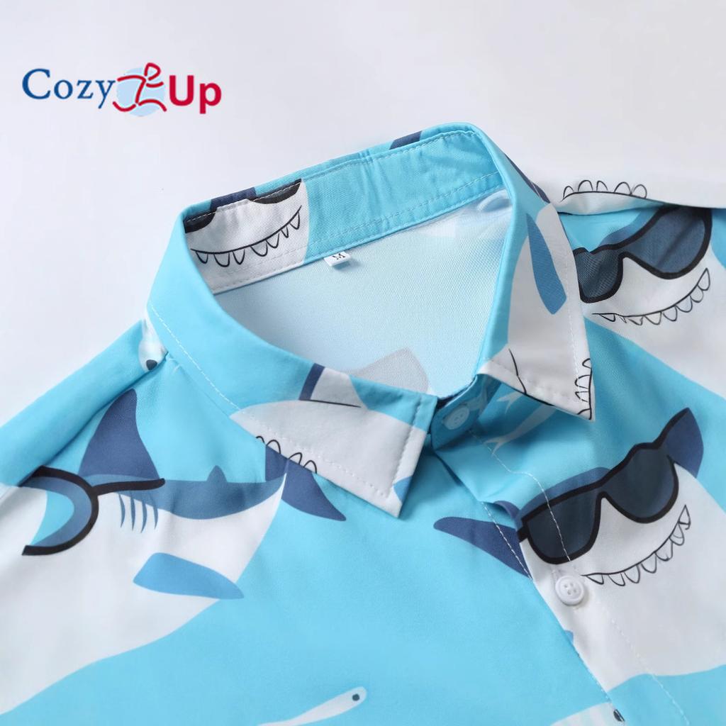 Мужская рубашка с коротким рукавом с принтом акулы, мужская рубашка, лето 2025, новинка