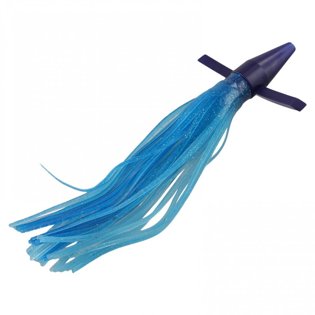 Soft Sea Head Teaser Bait Trolling Lure Double Skirted Double Skirted