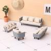 1 Piece Scene Decoration Dollhouse Sofa Simulation Pretend Play Toy For Photo Props Kids Toys Doll Parts Model