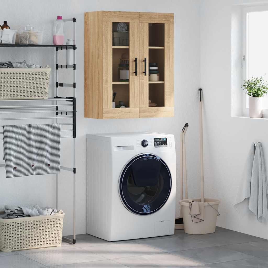 Wall Cabinet in Sonoma Oak 69.5 x 34 x 90 cm