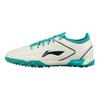 Li Ning TF Искусственная трава Нескользящие Прочные Футбольные бутсы Унисекс Футбольные бутсы Бело-зеленые YSTV035-1