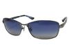 Police SPLQ04J 627P 60 POLICE Polarized for Men and Women Sunglasses, ORIGINS, Lenses, Titanium,