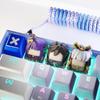 Genshin Impact Artisan Keycap Смола Кастомная Персонализированная Клавишная Колпачок Милый Аниме Кейкап для Механической Клавиатуры Аксессуары Подарки