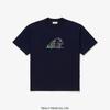 LACOSTE x GODZILLA 2.0 Футболка Размер 6 XL Темно-синий Ограниченный выпуск в Японии Голова