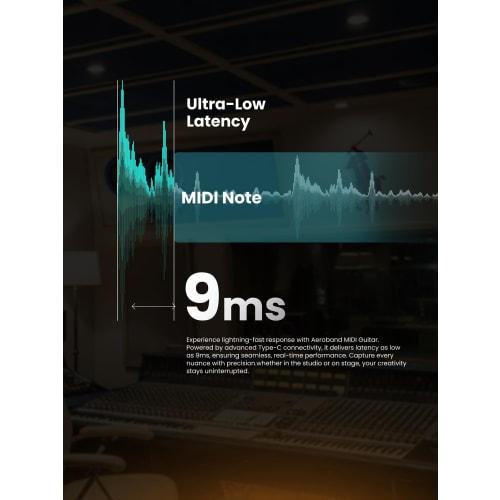 AeroBand Guitar, MIDI-контроллер в форме гитары для создания музыки (Включает сумку)