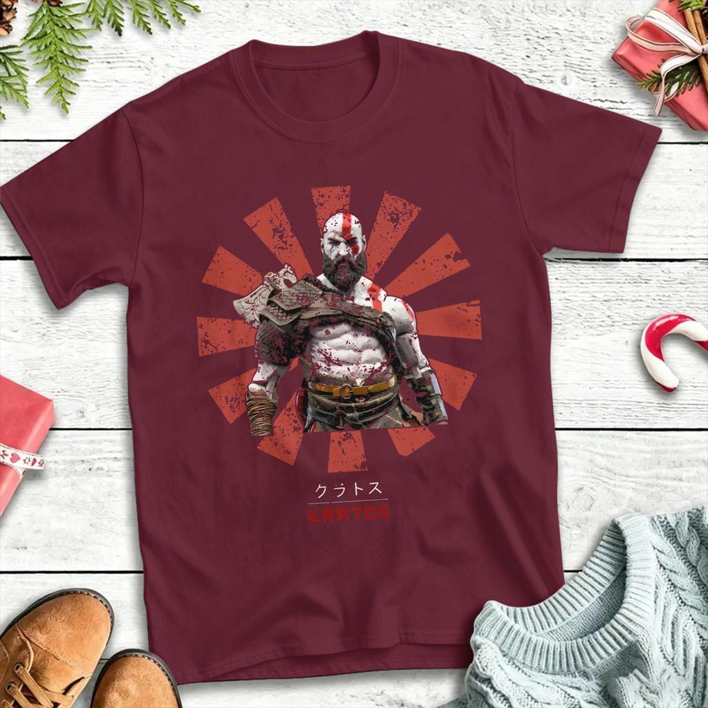 Oversized TShirt Beach Kratos God Of War Fashion T Shirts Cotton Tshirt for Unisex Aesthetic Cheap Short Sleeve Tees