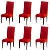 Эластичный чехол на стул Чехлы для столовой Стрейч Однотонный Съемный Защитник сиденья Защитник мебели Офис Домашний декор