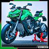 Технический MOC Kawasaki Z1000 Модель мотоцикла Строительные блоки Город DIY Мотоцикл Гоночный автомобиль Кирпичи Игрушки Для детей Подарок для мальчика