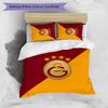 Galatasaray FC Printed 3PCS Bedding Set Breathable Duvet Cover with Pillowcases Decorative Bed Linen for Bedroom Home