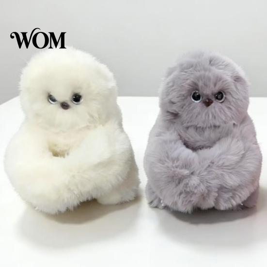 High-quality Stuffed Animal Owl Plush Interactive Toy, Soft Doll Bag with Sound, Adorable Gift for Kids Cute Emotional Comfort Plushie Girls,