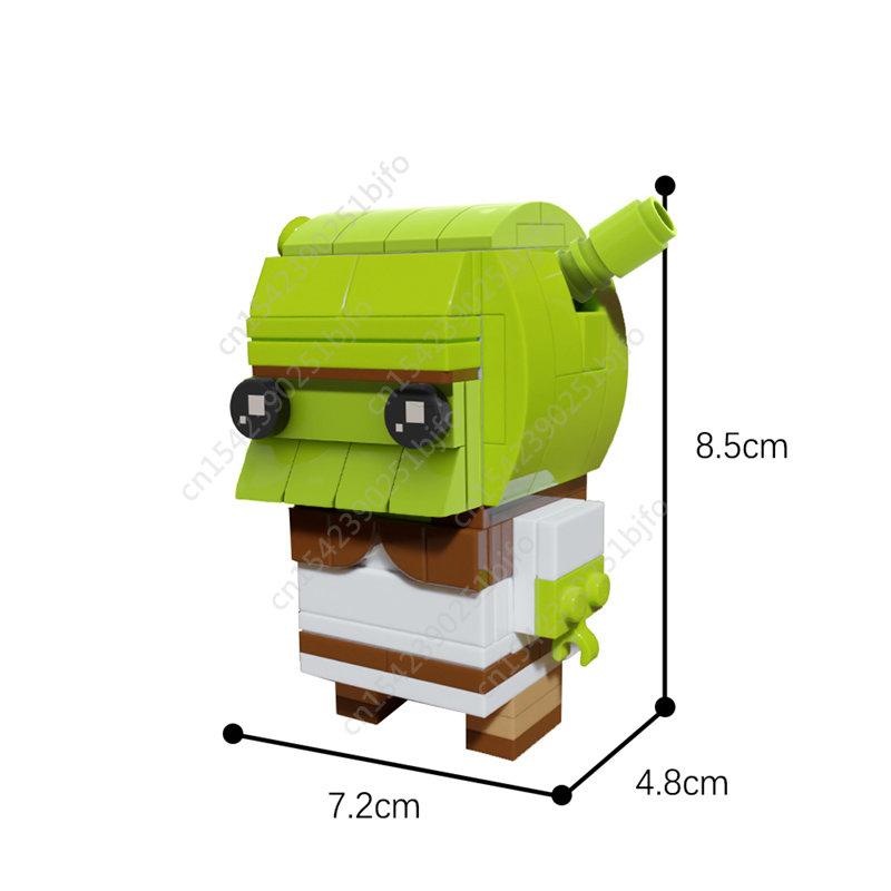 Moc Game Movie Series Brickheadz Фигурка Строительные блоки Сборка модели Аниме Фигурка Персонаж фильма Кирпичи Игрушка для детей
