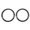 2pcs Car AC Outlet Ring Carbon Fiber Air Conditioning Vent Trim Replacement for Subaru BRZ
