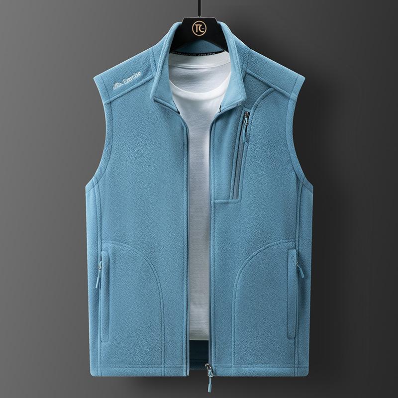 Plus Size Men 'S Fleece Vest Casual Fleece Thermal Vest Vest Jacket