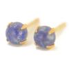 K18 Natural Lapis Lazuli Earrings [Sold as a pair for both ears] Lapis Lazuli Earrings Yellow Gold Earrings K18 k18 K18YG k18yg 18k gold yokomountain