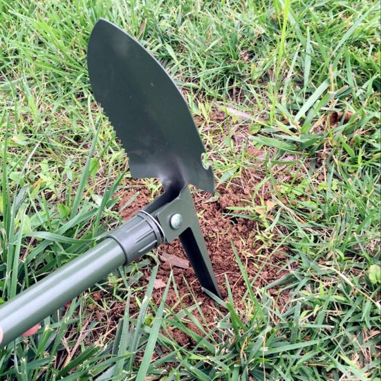 Складная лопата многофункциональная военная лопата с сумкой для хранения тактическая лопата для выживания на открытом воздухе для походов кемпинга сада использования