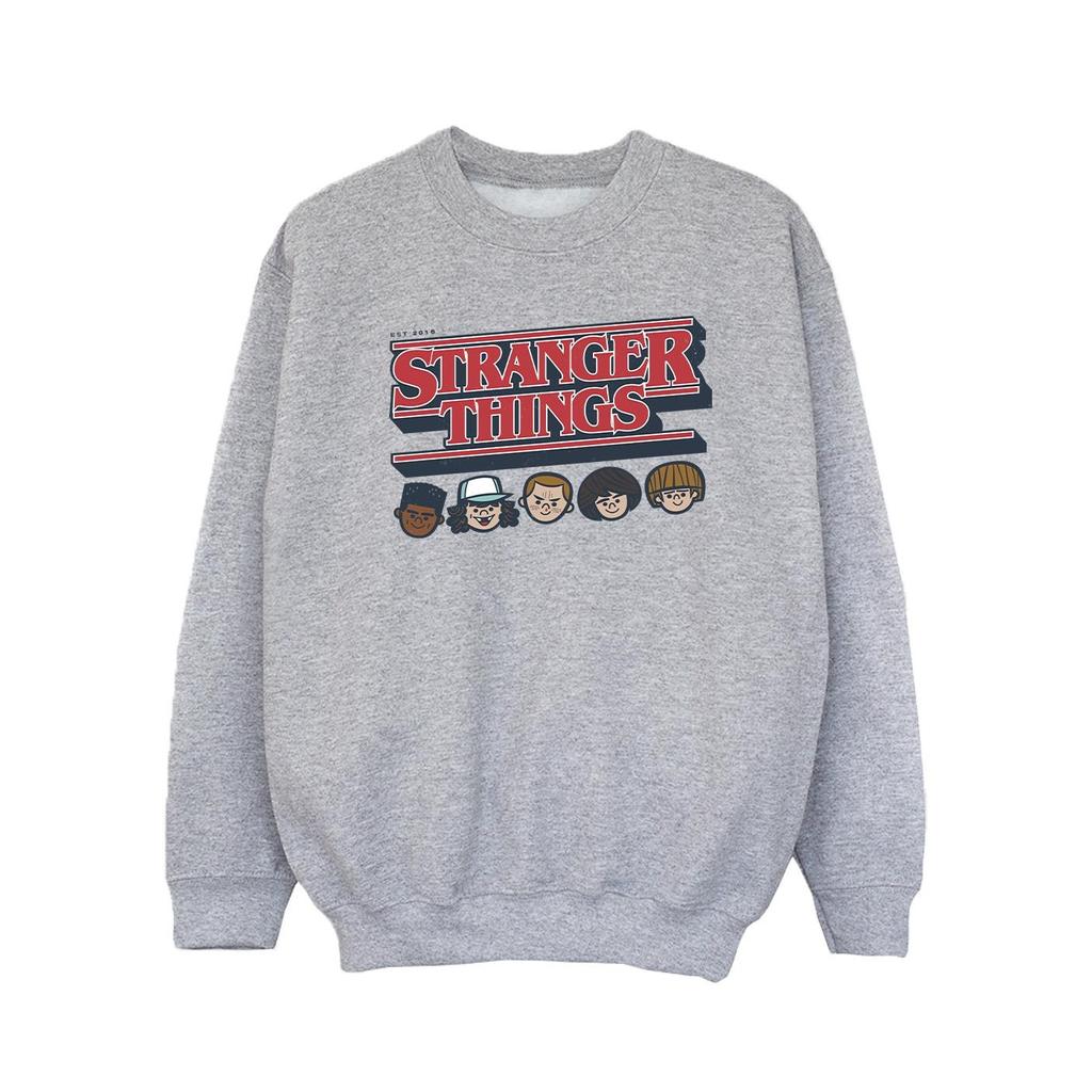 Толстовка с карикатурным логотипом Netflix Girls Stranger Things