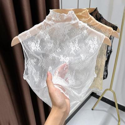 Съемный фальшивый воротник Белый Черный Галстук Украшение свитера Блузка Рубашка Съемный воротник Женщины