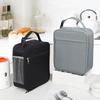 Insulated Reusable Lunch Bag Large Capacity with Slide Pocket Waterproof Buckle-designed Handle Portable Bento Bag