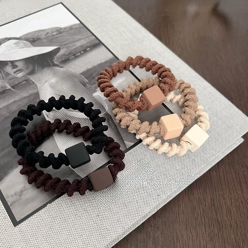 High-Elastic Spiral Anti-Slip Hair Tie for High Ponytails and Voluminous Styles