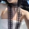 Vintage Lace, Headband Neckband Neck Accessories, Tie Bow Tie Scarf