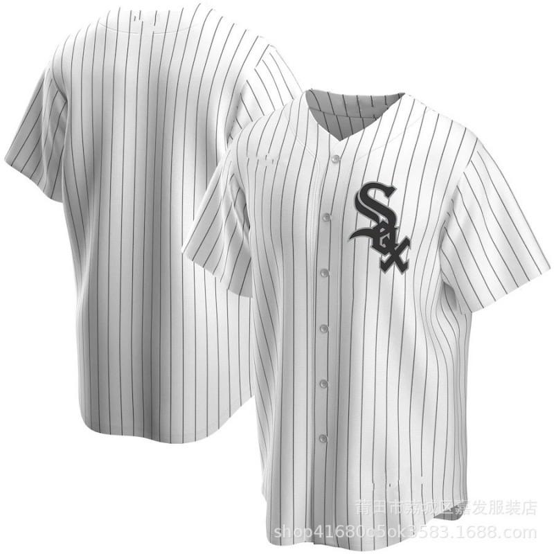 Chicago White Sox Baseball Jersey 10 Moncada 7 45 74 Fan Apparel Cotton Unisex Sport Shirt