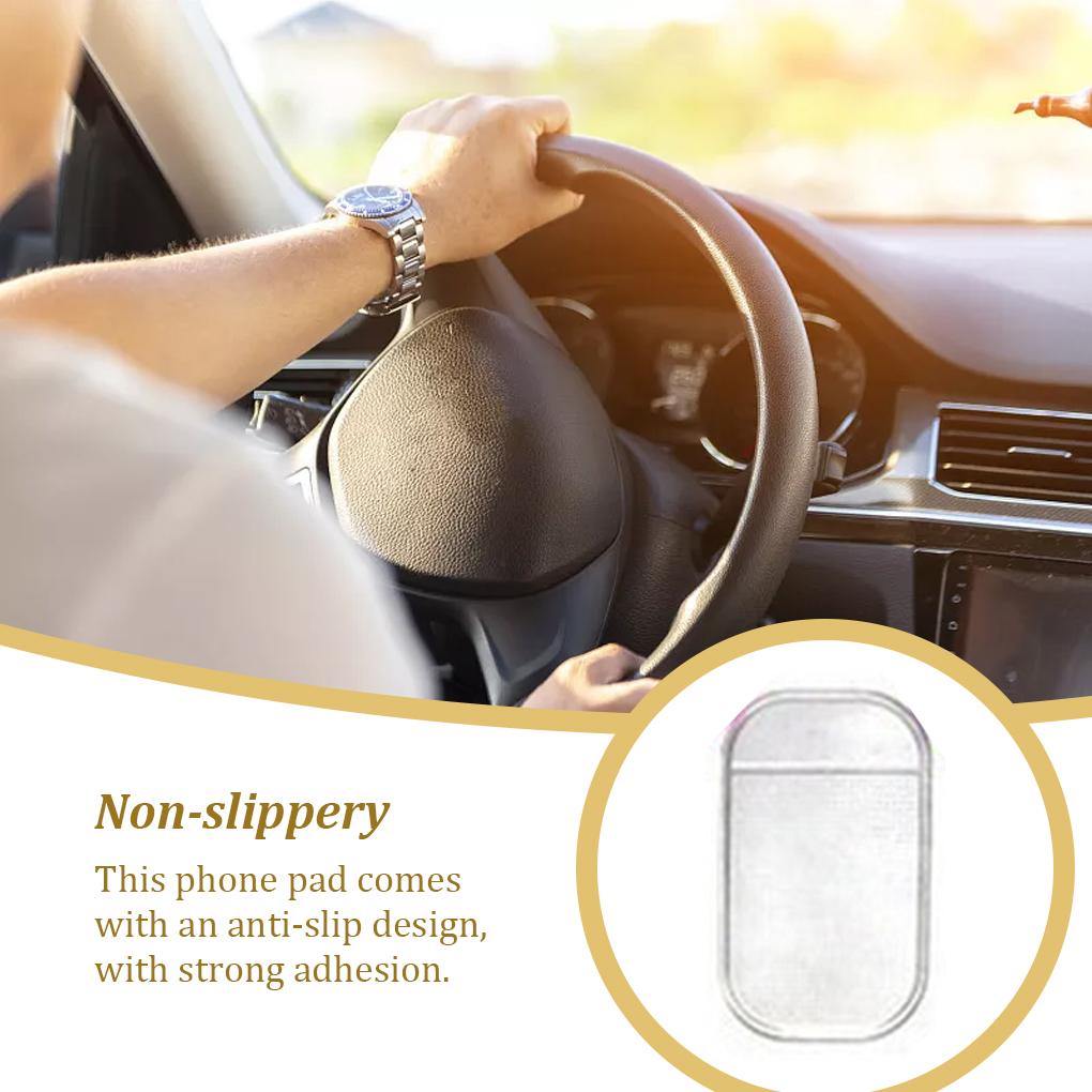 Упаковка из 10 противоскользящих ковриков, изысканные милые автомобильные аксессуары для приборной панели, коврики-пауки для автомобиля, мини-карты, свободное вращение, подкладки для телефонов