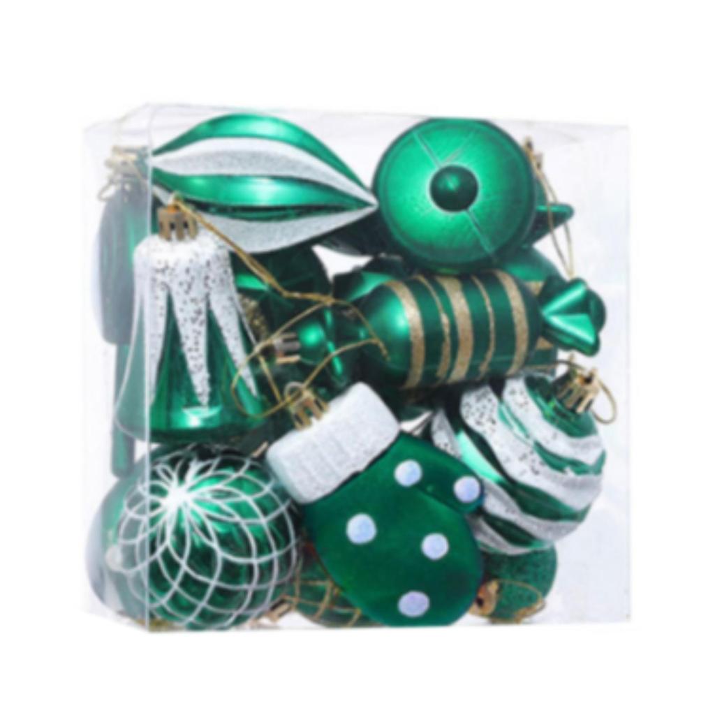 16x Christmas Decoration Celebration Decorative Hanging Pendant Ornament for Door Farmhouse Office Housewarming Living Room