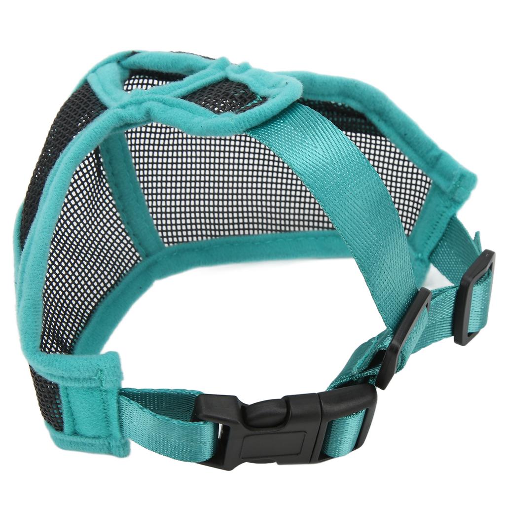 Short Snout Dog Muzzle Mesh Adjustable Breathable Anti Biting Bulldog Short Snout Muzzle for Dogs