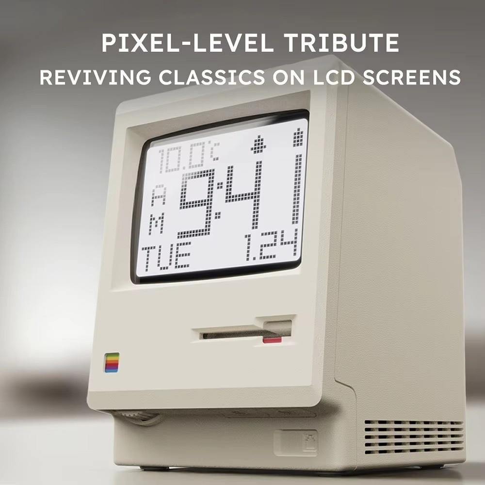 Computer-Inspired Pixel Alarm Clocks Adjustable Brightness Desk Clocks