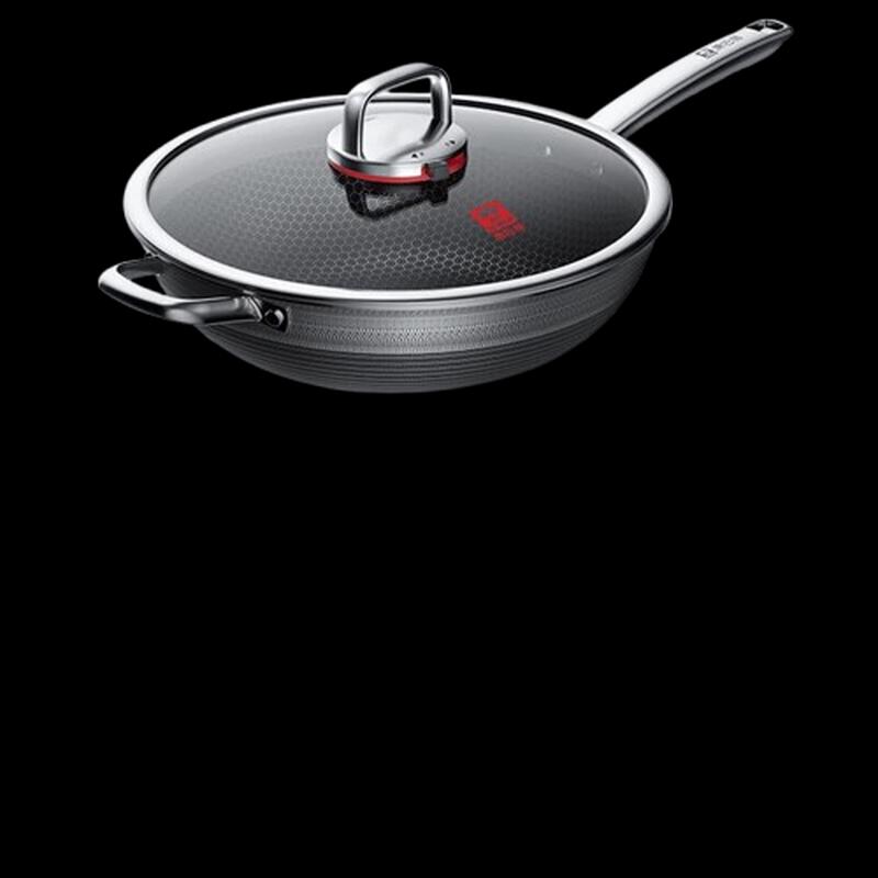 Kangbach 34cm 6th Gen Double Honeycomb Wok