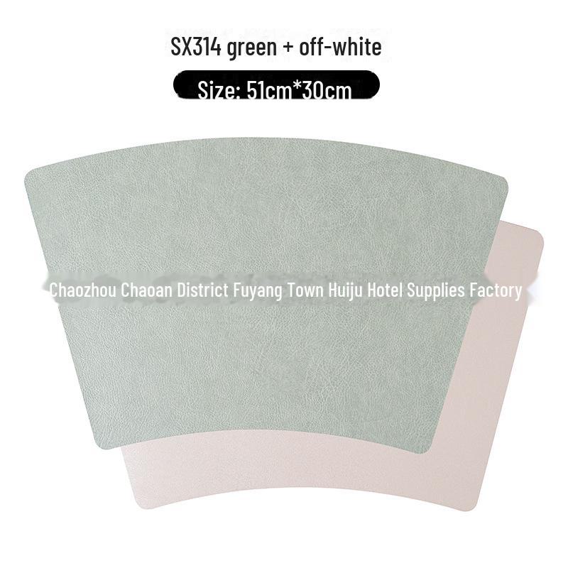 Двусторонние кожаные плейсматы в скандинавском стиле: Нескользящие, водонепроницаемые, теплоизоляционные подкладки для столов дома и в отеле