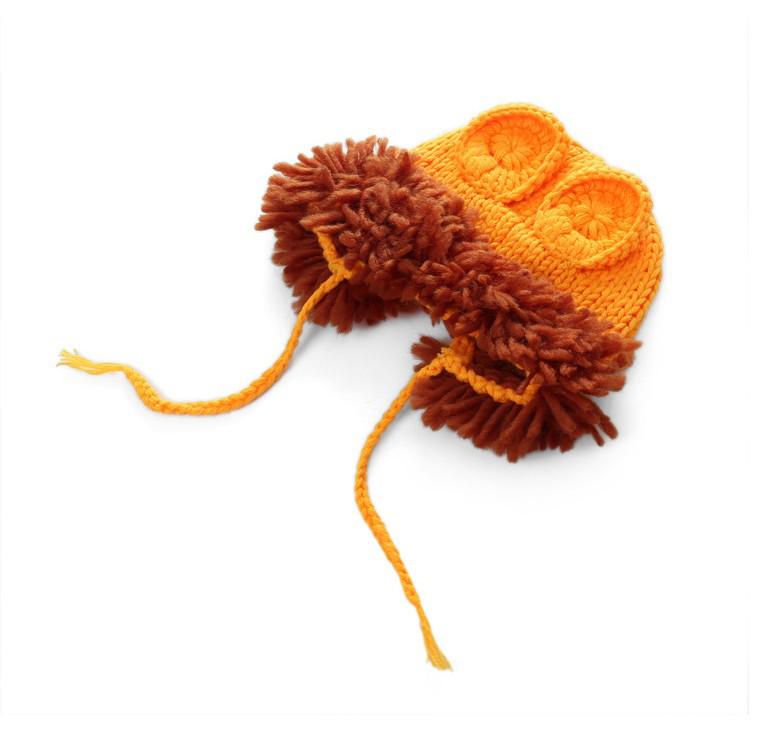 Костюм Малыша Короля Льва: Оранжевый костюм льва с реквизитом для детской фотографии