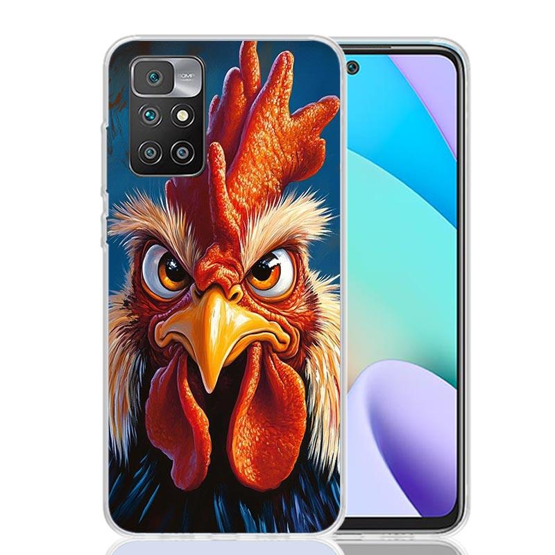 Курица Курица Петух Для Xiaomi Redmi 13C 13 12C 12 14C Чехол для телефона 10 10A 10C 9 9A 9C 9T 8A 8 7A 7 6A 6 Pro K70 K60 K40 K20 S2 10