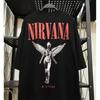 Хлопковая унисекс футболка с принтом рок-группы Nirvana, с круглым вырезом, коротким рукавом, в уличном стиле Y2K Hip Hop, для женщин и мужчин