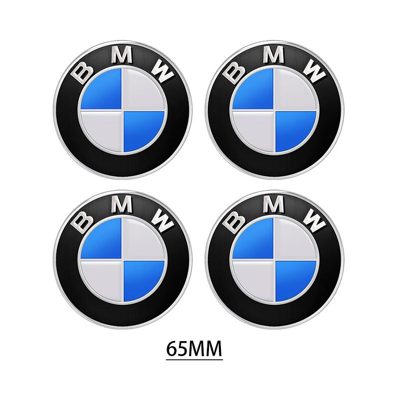 For BMW M X1 X3 4pcs 56/65mm Car Wheel Center Hub Cap Stickers For BMW M E46 E90 E60 F30 F10 E39 E36 F20 G30 G20 E87 E92 E91 E30