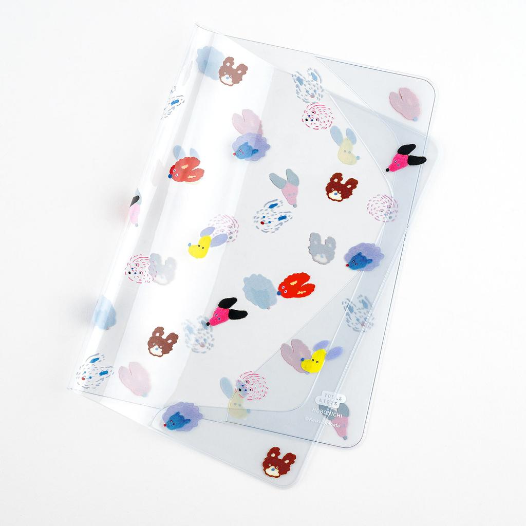 Hobonichi Techo Protective Cover Cousin A5 Size Notebook Dedicated Cover-On-Cover Shibata Keiko Wind-Blown Dog Ears