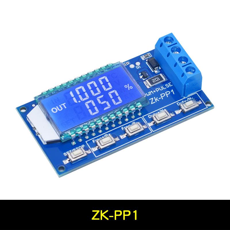 LIZAO 8A 150W PWM Контроллер скорости двигателя Генератор сигналов двойного режима ZK-PP1K ZK-PP2K Модуль драйвера с регулируемым рабочим циклом
