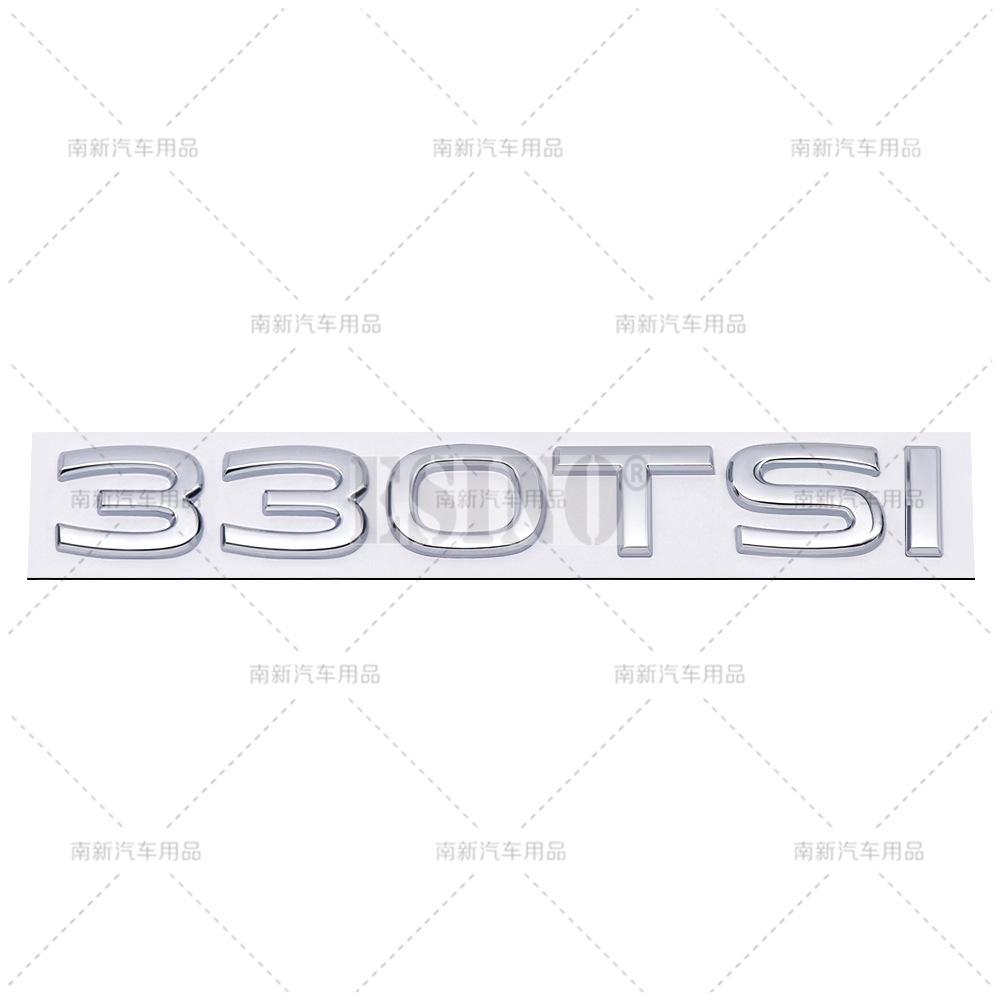 AABIO1 New Styling 3D 230 280 330 380 TSI Metal Alloy Adhesive Emblem Rear Trunk Badge Fender Sticker Car Body Decal for Volkswagen