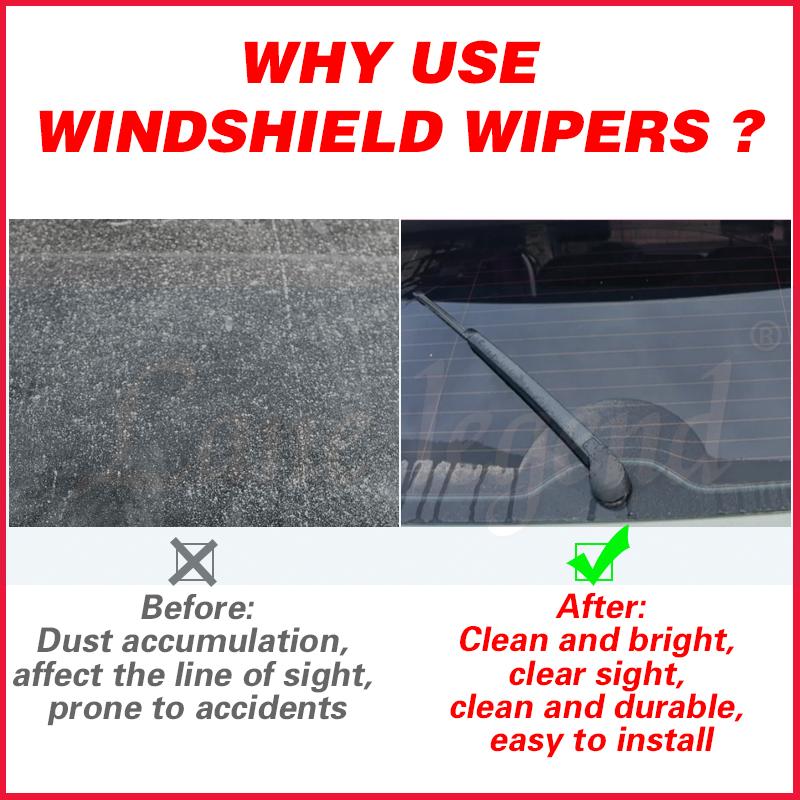 For Skoda Citigo Seat MII 2011-2023 Rear Windscreen Wiper Blade Windshield Windscreen Clean Tailgate Window Car Accessories 10"