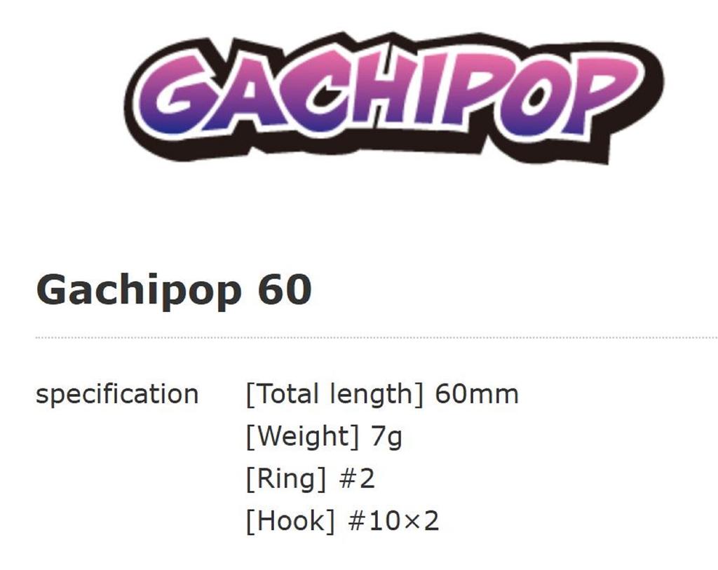 Распродажа Синий Синий Gachipop 60 Поппер 7 грамм Плавающая Приманка 10 (1347)