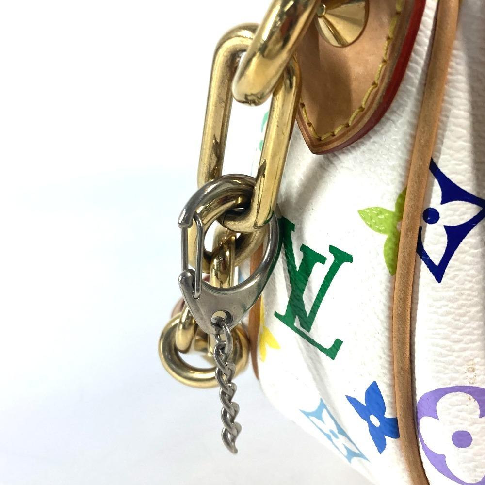Louis Vuitton M40305 MonogramMulticolore Patty Ribbon Flap Handbag Shoulder Bag
