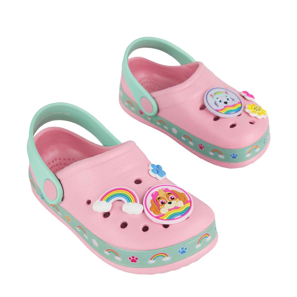 Paw Patrol Girls Skye & Everest Badge Clogs