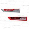 MBOF6 3D Car Sticker Sport Line Logo Metal Emblem Badge Decals For Skoda Fabia Octavia Rapid Citigo Roomster Kodiaq Karoq Superb Scala