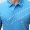 New FILA Polo Shirt Men's Sunny Mountain Blue A11M435141FBU