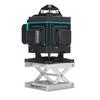 4D Green Light Auto Self Leveling 16 Lines Laser Level 360 Rotary Measuring LED Display Horizontal Vertical Cross Remote Control
