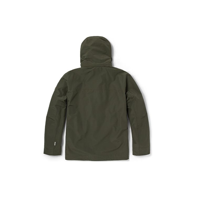 Timberland Куртка Outdoor 3-в-1 со съемным капюшоном и логотипом Мужские куртки Army-Green A2FX3-A58