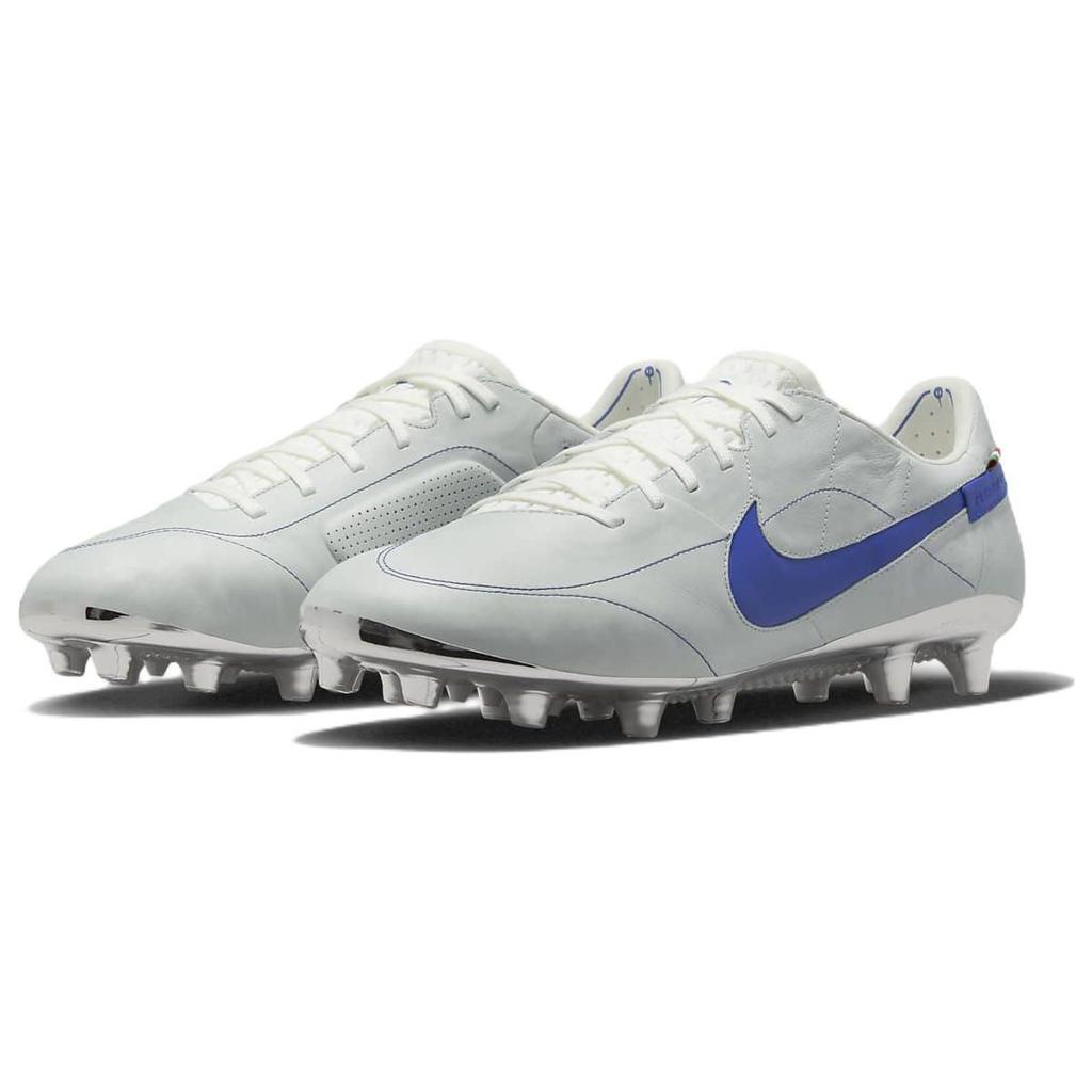 Nike Tiempo Legend 9 Elite Made In Italy AG Montebelluna - White Game Royal Men Sneakers Metallic-Silver DV7901-140