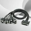 Высокоскоростной кабель-удлинитель RS232 PCIe, 78-контактный DB78 на 8 портов DB9, для серверов, лабораторий и центров обработки данных