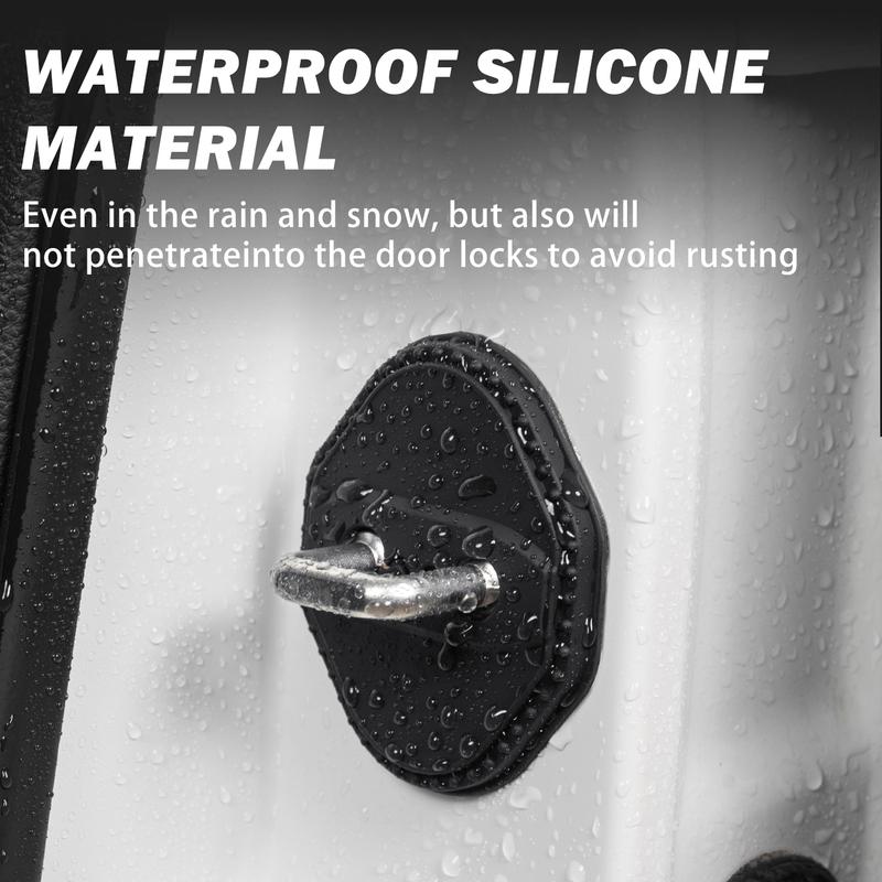 2/4Pcs Silicone Car Door Lock Cover Protective Decoration Case For Honda HR-V/ZR-V/Vezel GH1/GH2 GH3/GH4 GH RU V