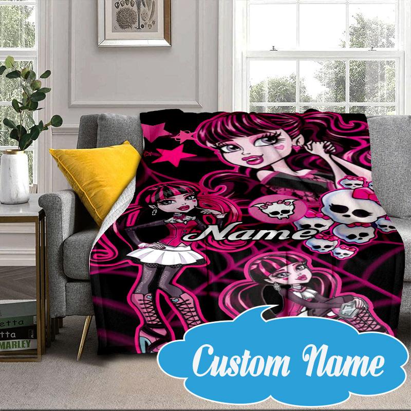 Custom Name High Party Blanket bed sofa Blanket Flannel Blanket for Camping, Hiking, Picnic Essentials,gift for Fan family